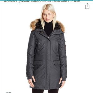 Spiewak Aviation N3-B Parka with Fur Trim